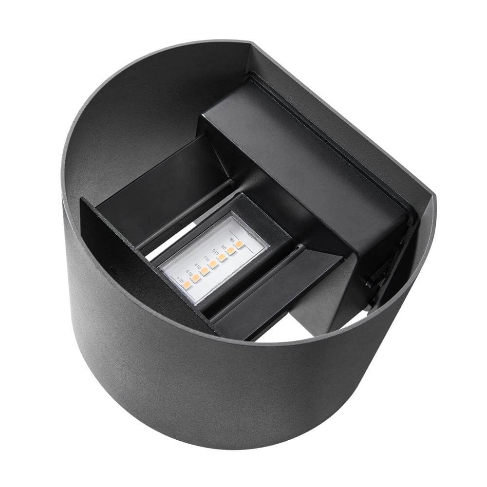 Round surface-mounted spot Milda anthracite Nordlux 5704924017742