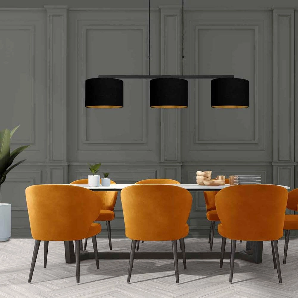 Pendant lamp Stang black Steinhauer 8712746175653
