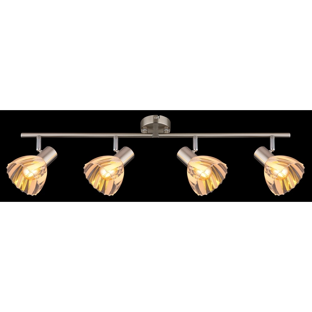 Ceiling lamp 4-lights Zachery nickel Globo 9007371522491