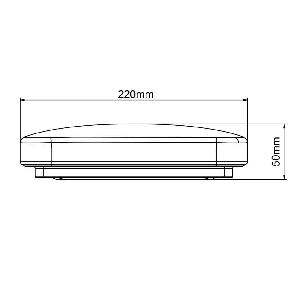 Timeless ceiling lamp Farica 22cm - 3000K - LED Brilliant 4004353410406