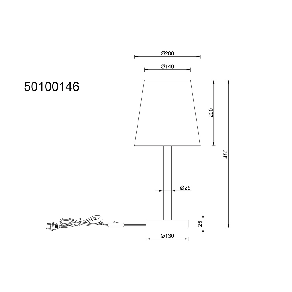 Table lamp Joris wood Globo 9007371510818