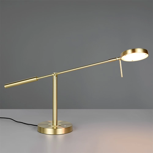 Desk lamp Monza brass Trio 4017807693294
