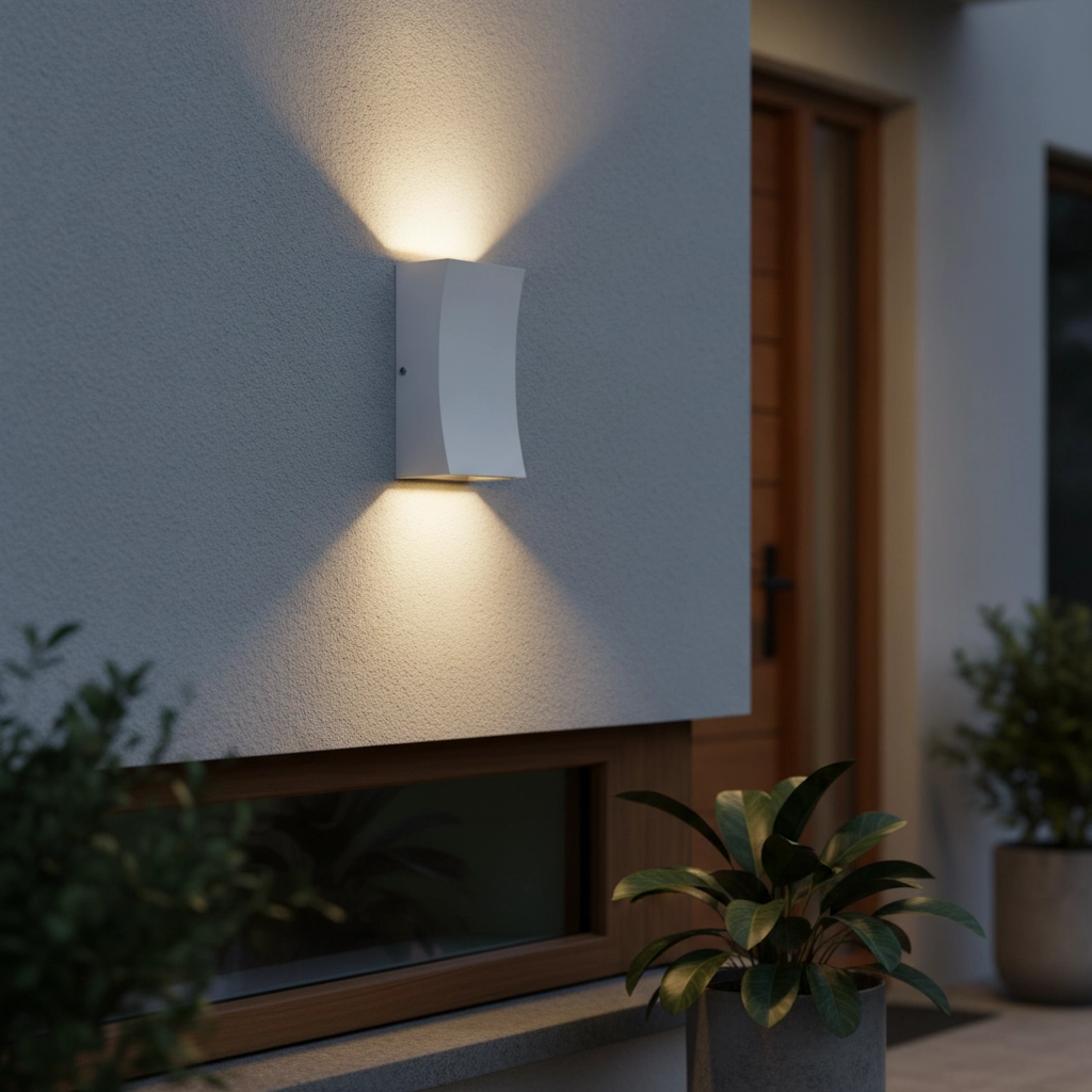 Wall spotlight Boxy Up and down white