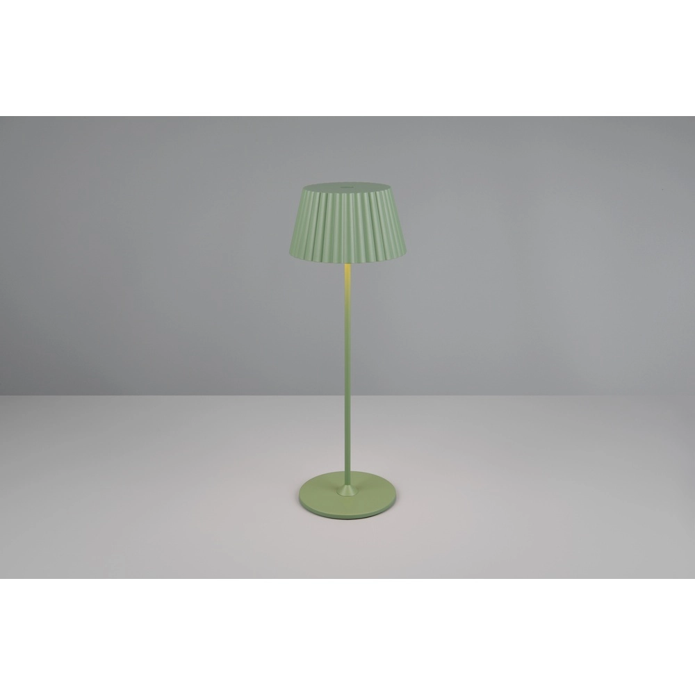 Table lamp Suarez Pistachio Green Trio 4017807601725
