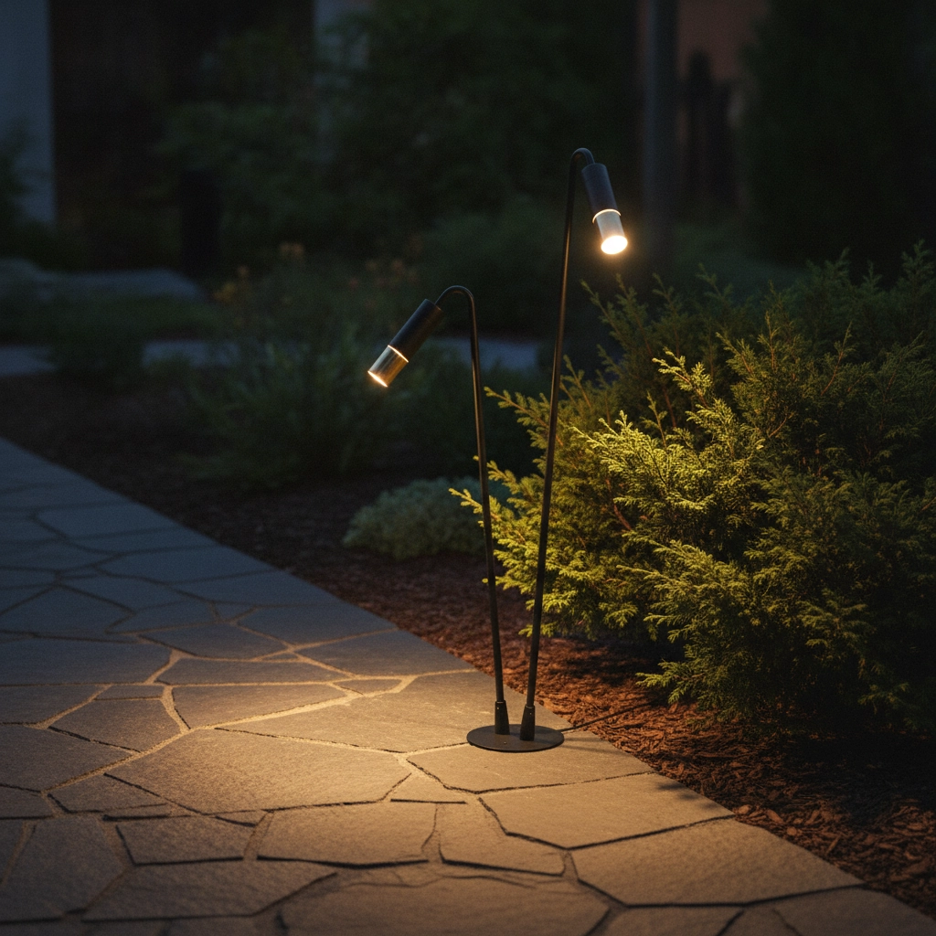 Garden lamp Aether double anthracite