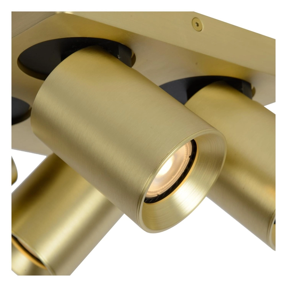 Ceiling spotlight Nigel 4-light gold Lucide 5411212093011