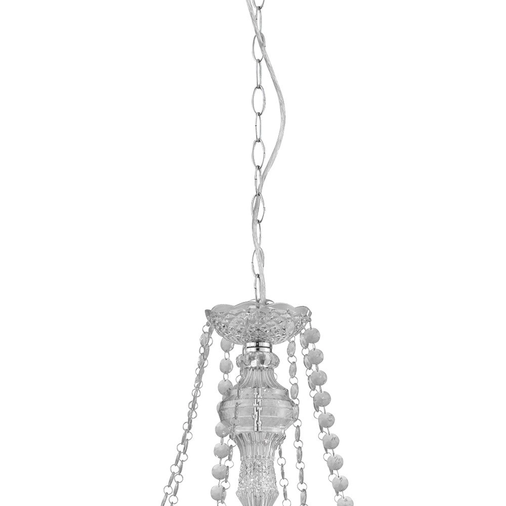 Large chandelier Marie Therese Ø 74cm transparent Searchlight 5013874412386