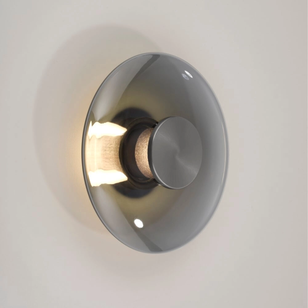 Design wall lamp Pure Vitrum gray Paul Neuhaus 4012248382622