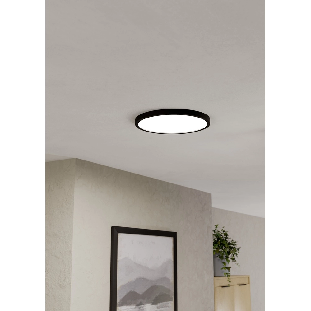 Zigbee ceiling lamp Fueva 6-Z round - black - Ø 40cm Eglo 9008606330508
