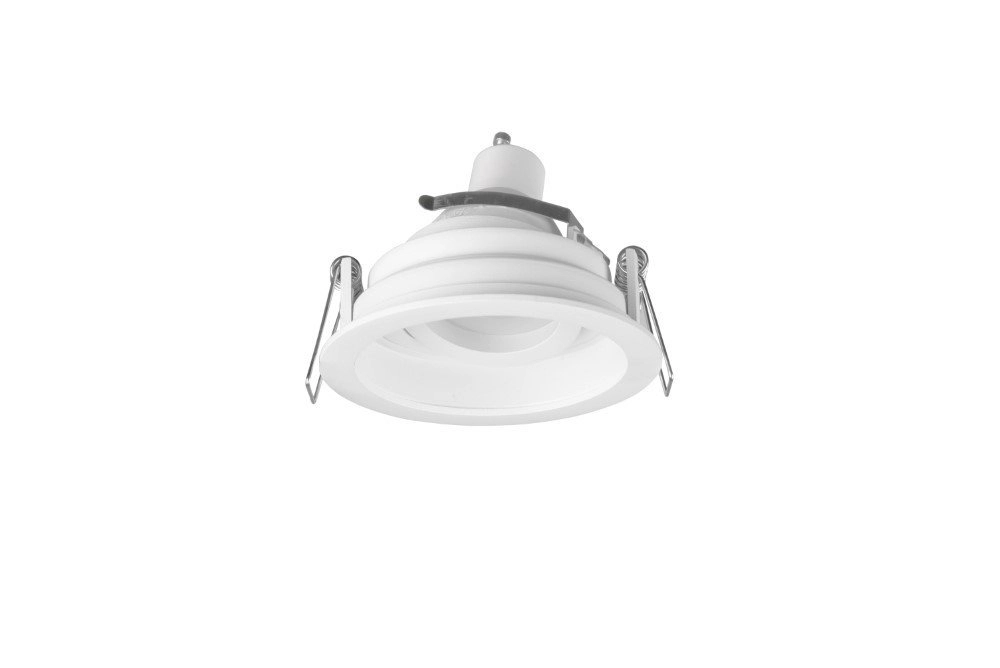 Adjustable recessed spot Kenai GU10 round white Trio 4017807455915