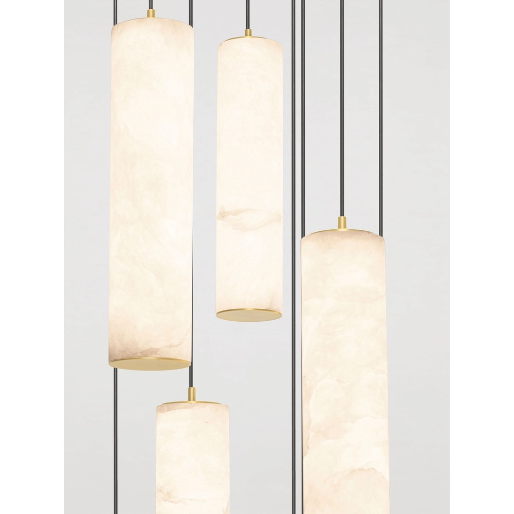 Pendant lamp Diletto Gold with white 12-lights Lyora 5212063503243