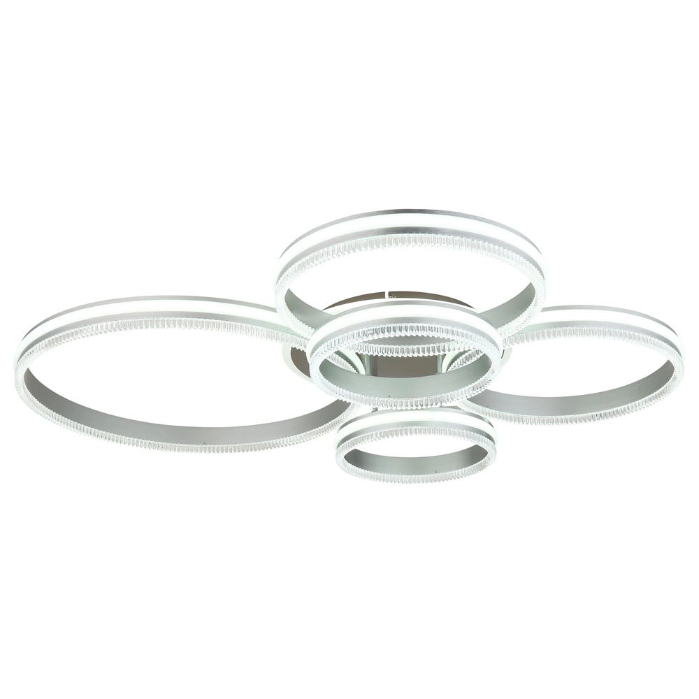 Ceiling lamp Francine gunmetal 5 rings Globo 9007371580644
