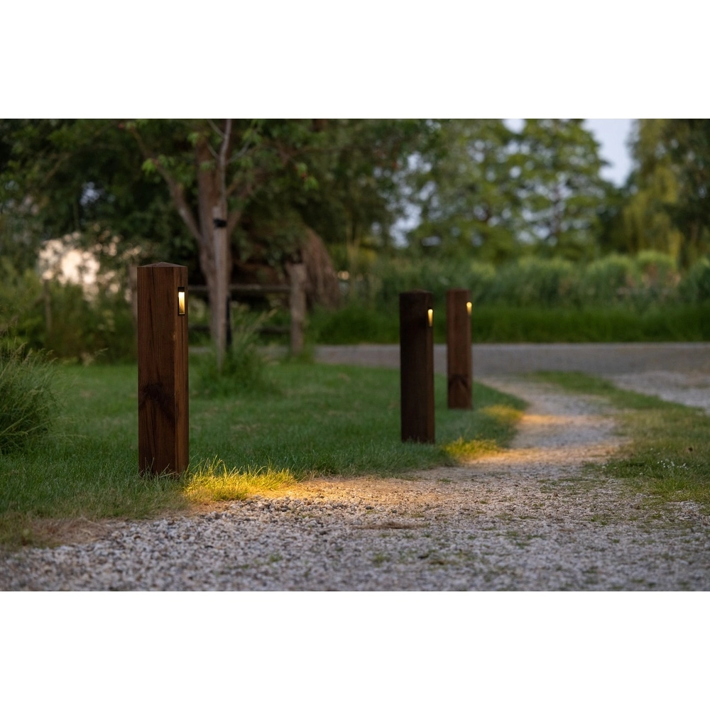 Wooden pad lamp Torre 100 Oak - 10x10x90cm - 2700K Timberlab 8716803514553