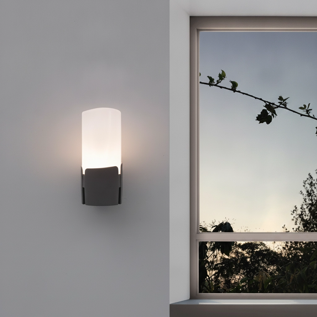 Sleek wall lamp Pyro grey