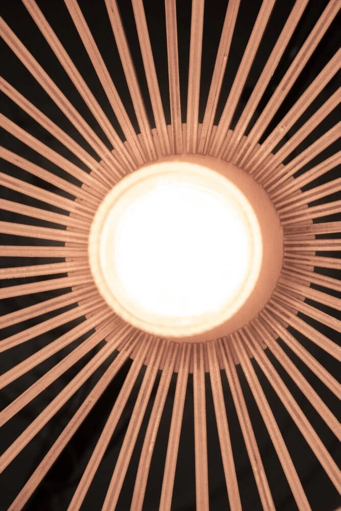 Wooden ceiling lamp Tess Ø 30cm ETH 8720195305385