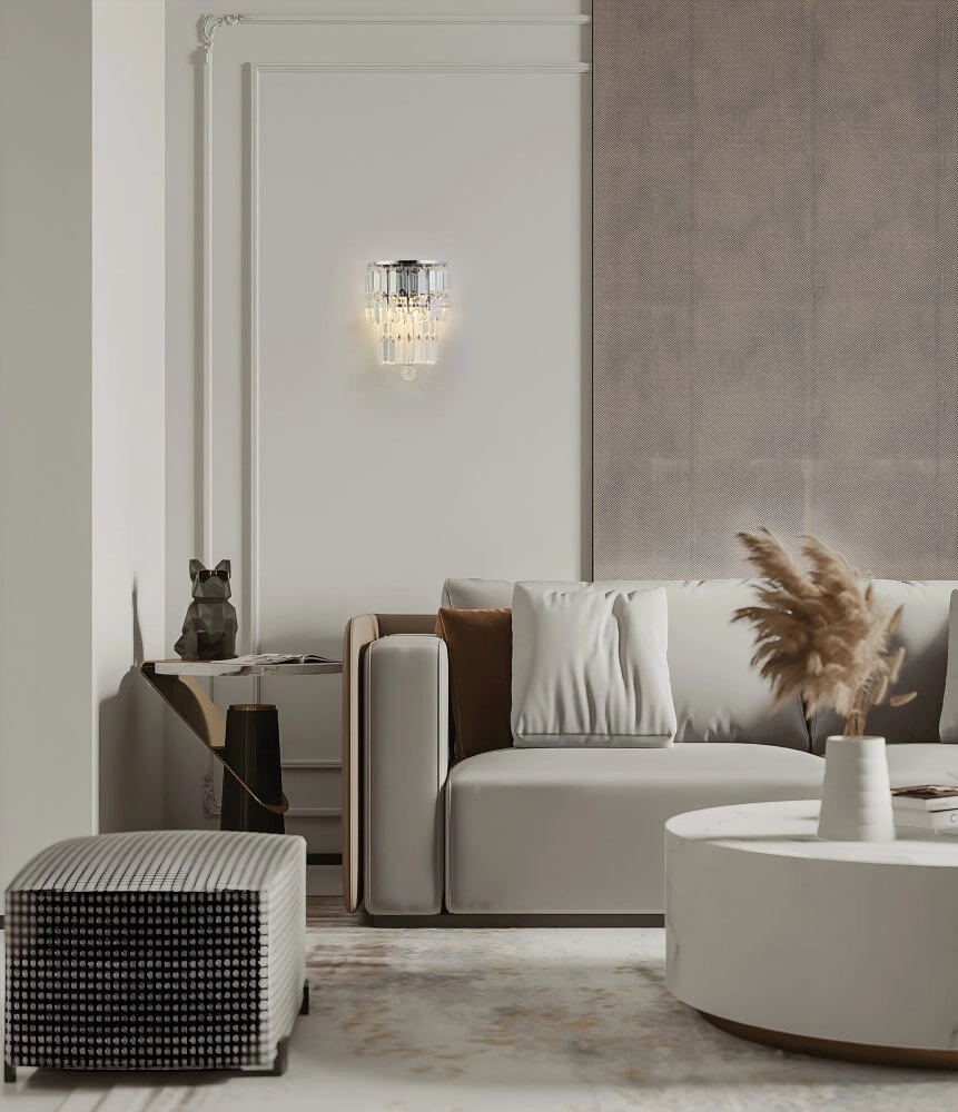 Chandelier Empire chromium Searchlight 5053423271699