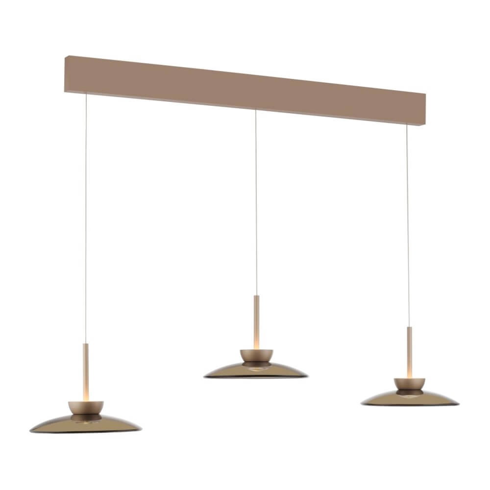 3-light hanging lamp Pure Moon bronze