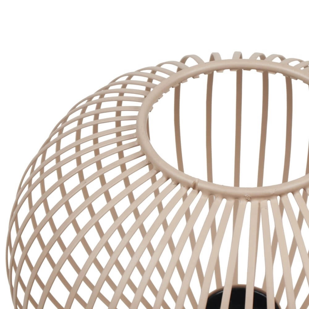Wire table lamp Gila Ø 23cm - sand Trio 4017807629088