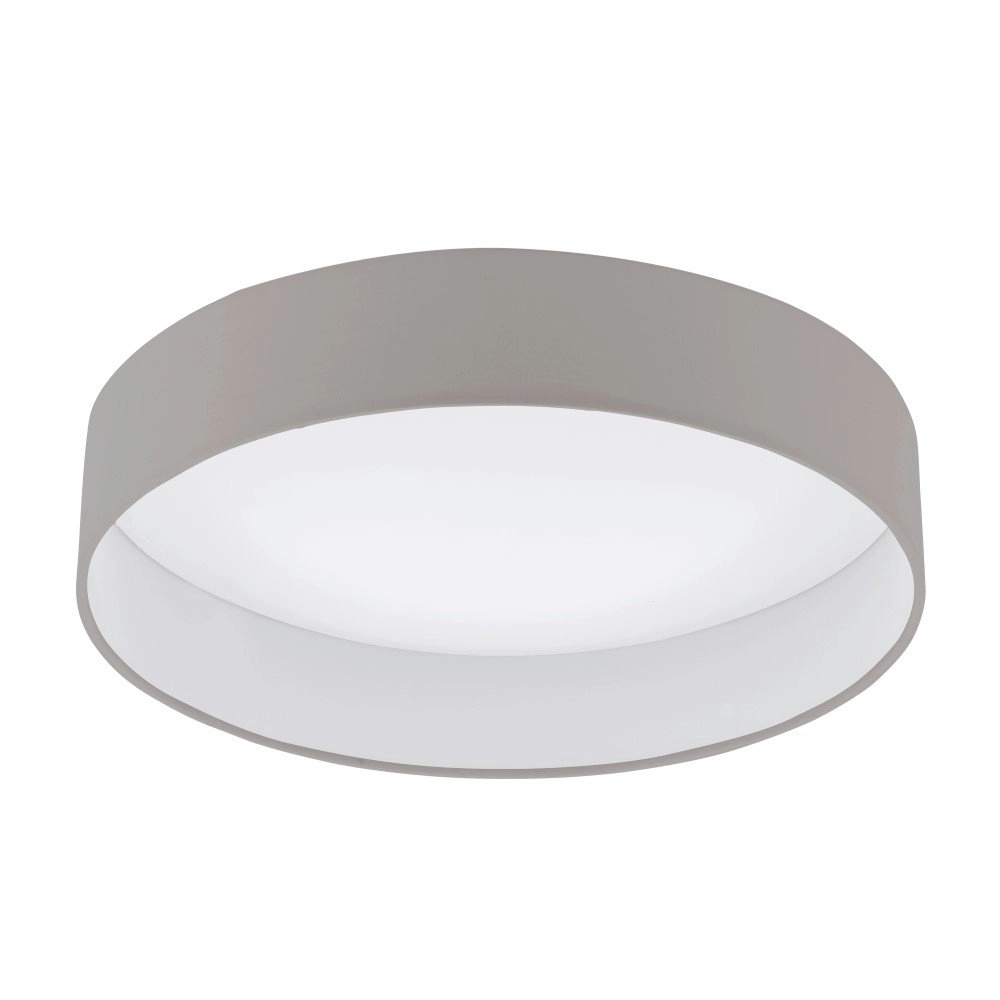 LED flush ceiling light Palomaro 1 40cm taupe