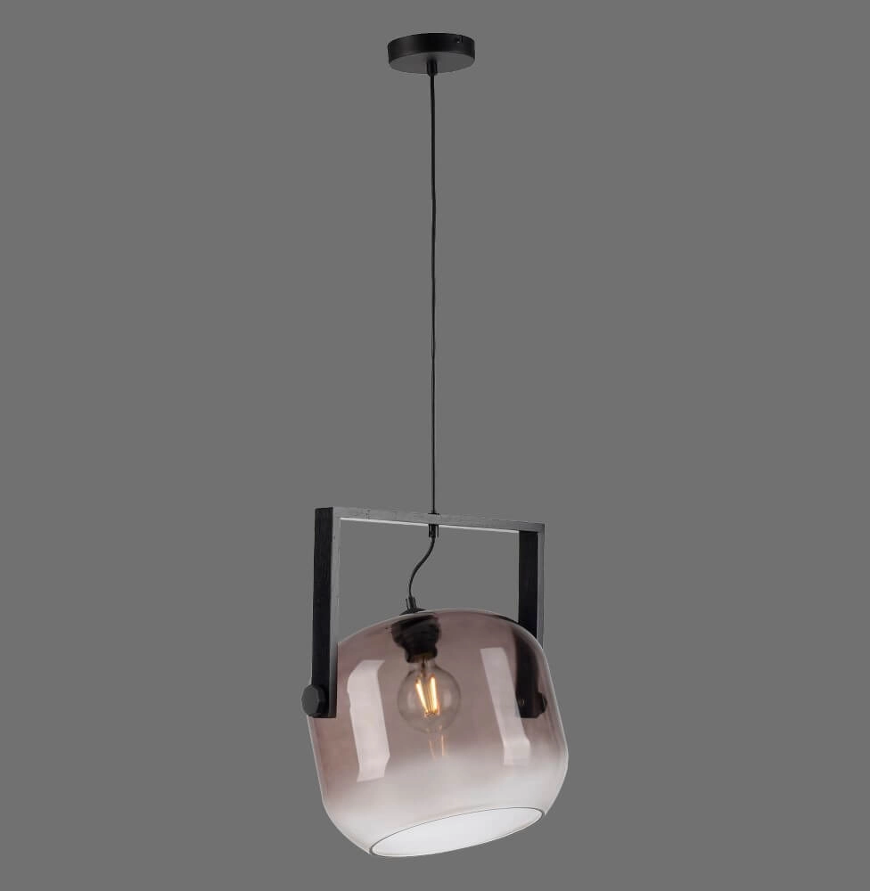 Pendant lamp Cup 2.0 1-light smoke glass Just Light 4043689004750