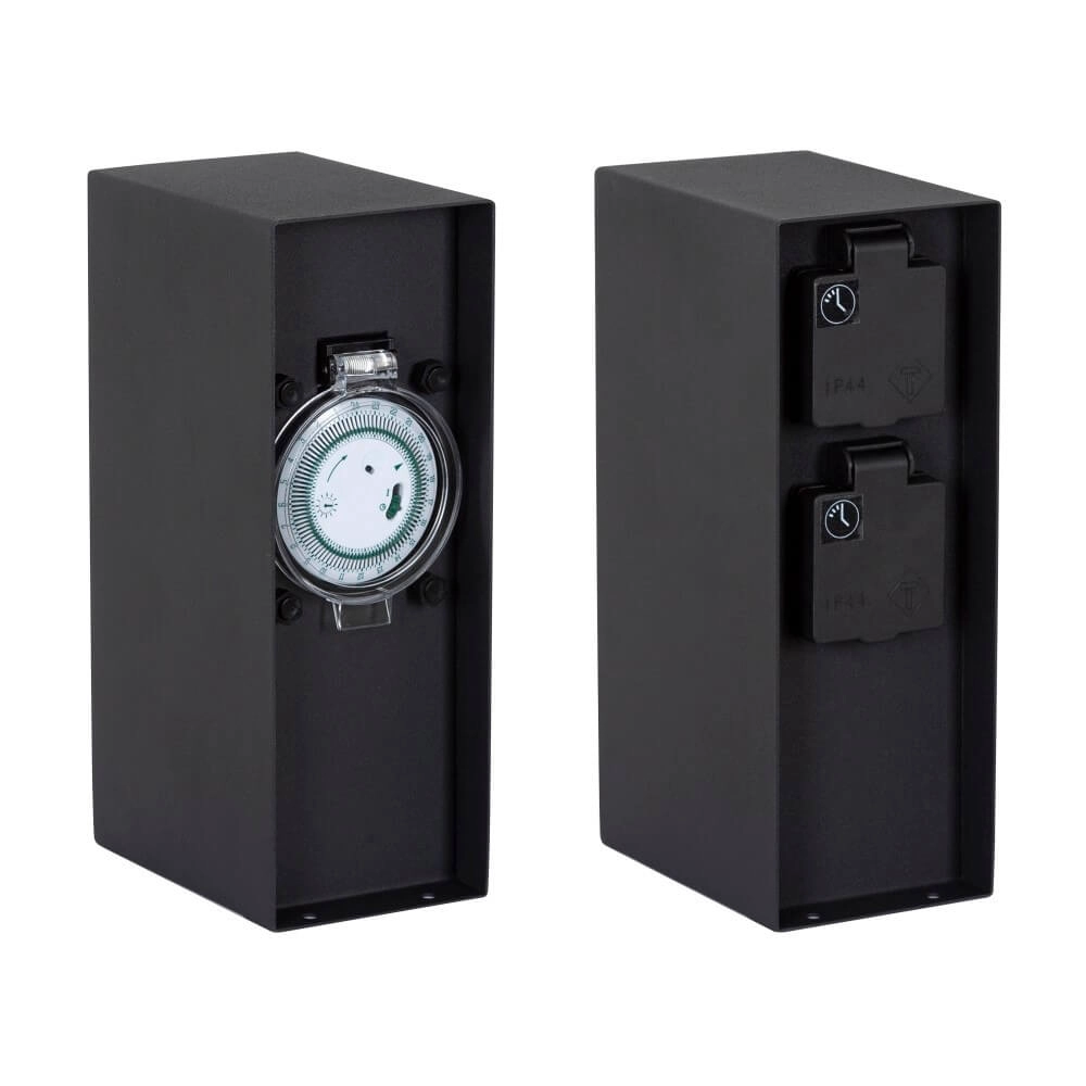 Socket pole Contact 2x socket - timer