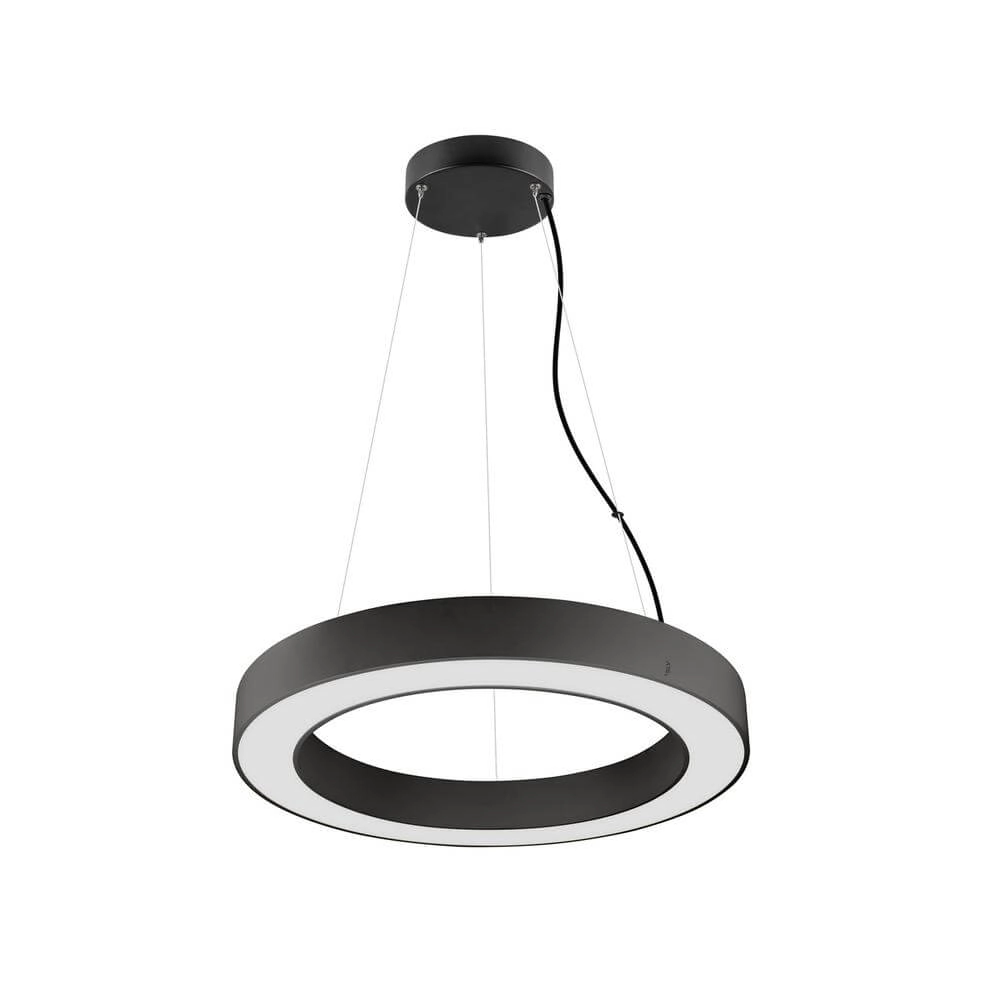Black pendant lamp Medo Ring 60 Ø 60cm SLV 4024163298087