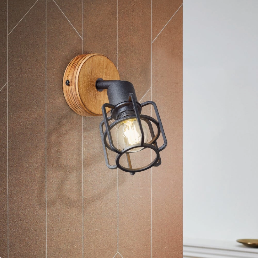 Industrial wall lamp Gwen Brilliant 4004353409806
