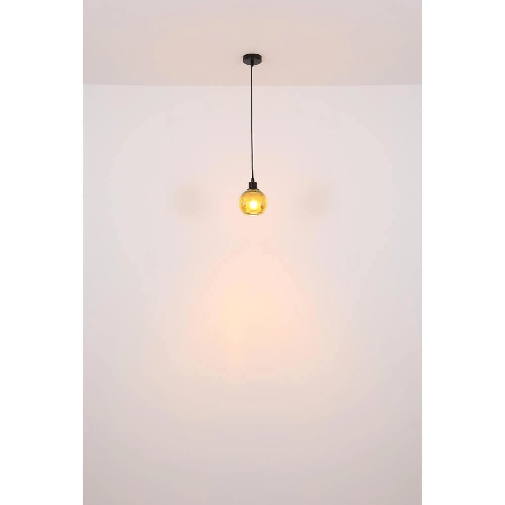 Pendant lamp Zumba green glass Ø 15cm Globo 9007371458813