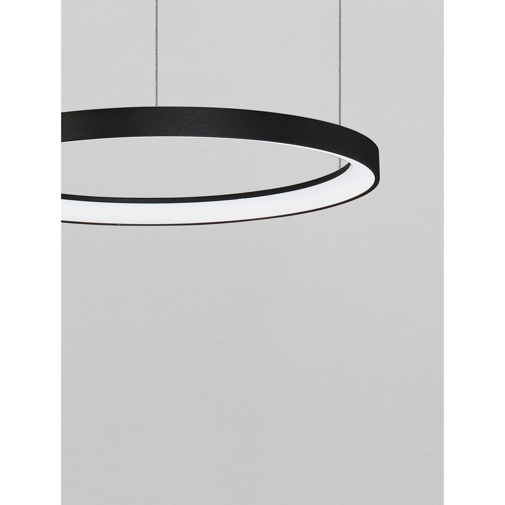 Design pendant lamp Pertino black Ø 48cm 2700K Lyora 5212017446039