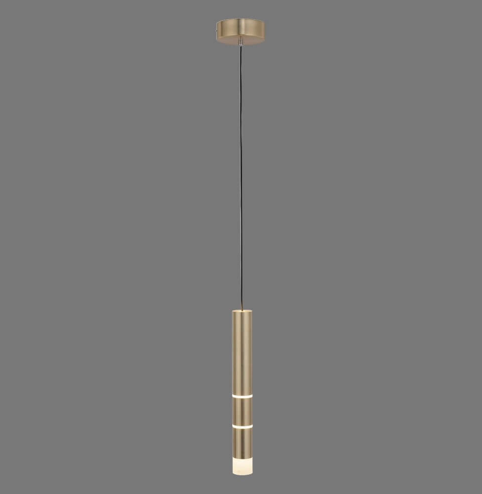 Brass hanging lamp Pure Vega 3000K Paul Neuhaus 4012248357521