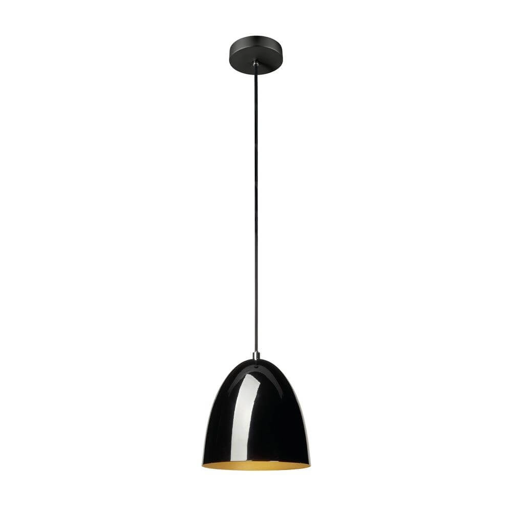 Sleek pendant lamp New Para Cone 20 black Ø 20cm