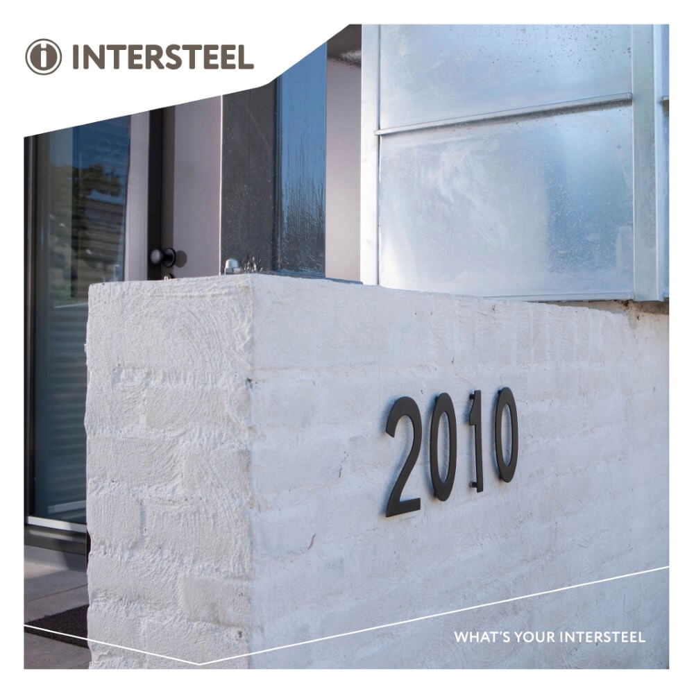 House number 1 Numbra black Intersteel 8714186400708