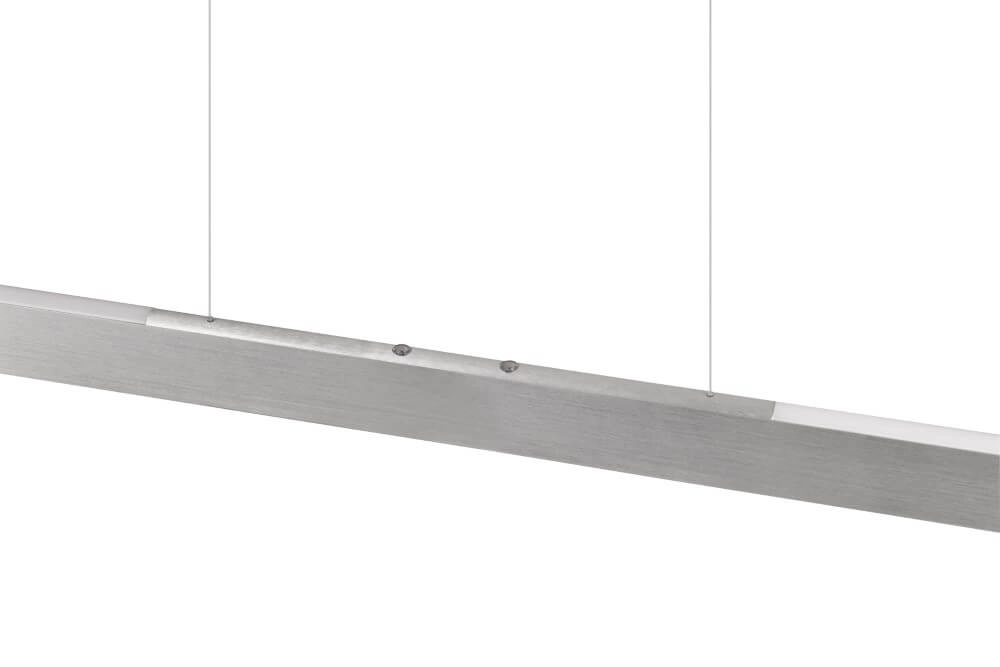 Unique pendant lamp Helios brushed metal Trio 4017807597929