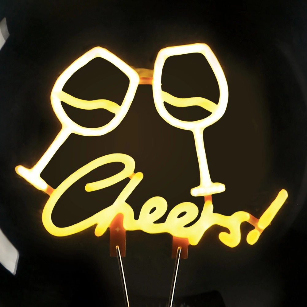 E27 light source Lumopop "Cheers" yellow Brilliant 4004353477652