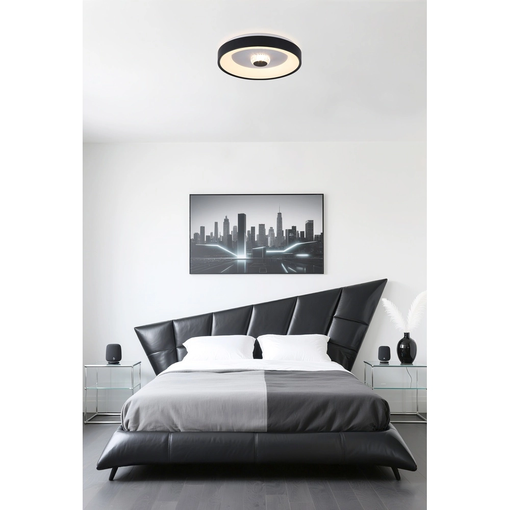 Ceiling light Polka black Searchlight 5053423304359