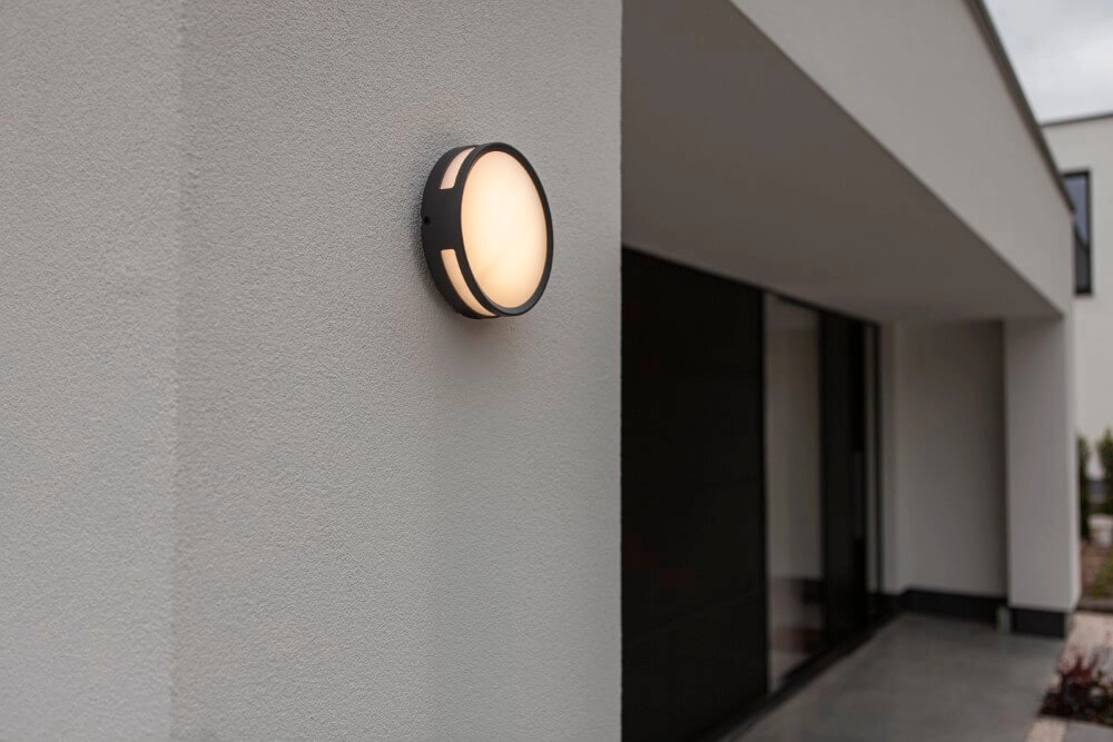 Round wall lamp Rola Anthracite LED panel Lutec 6939412049960