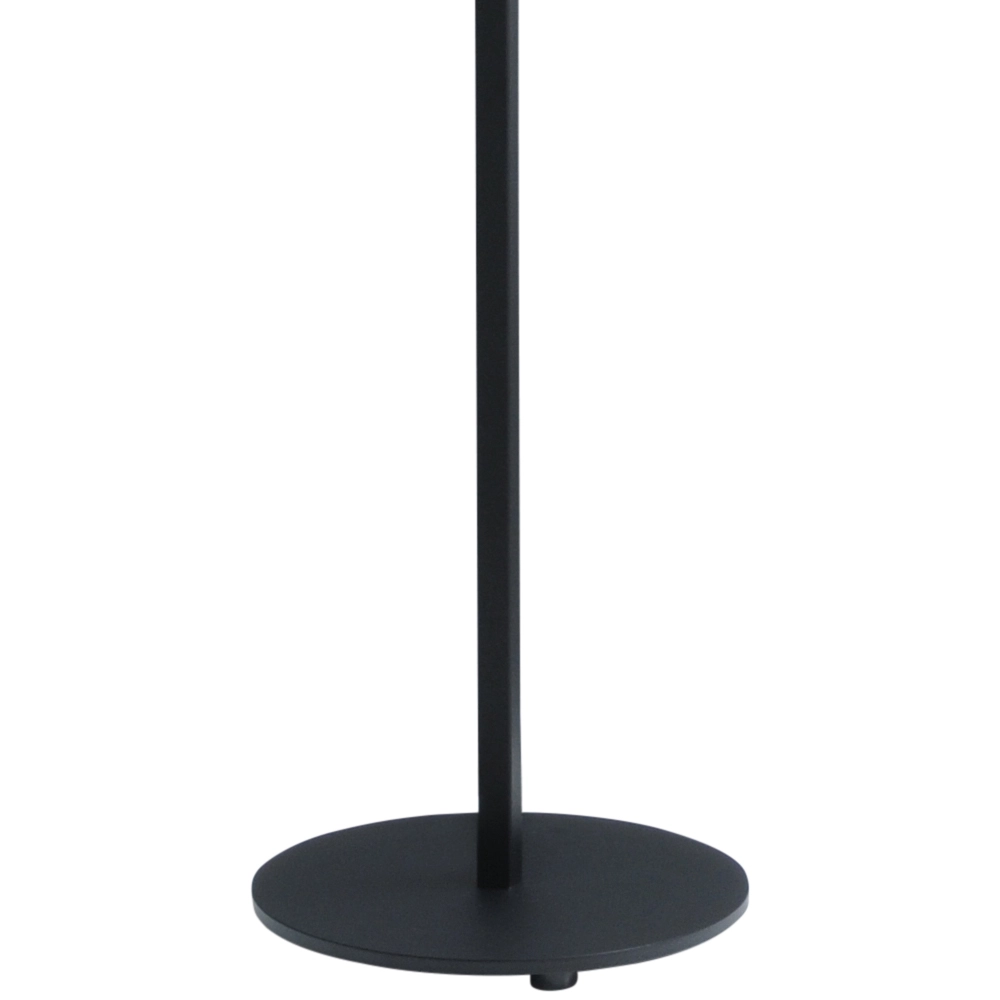 Black floor lamp Tube 130cm with gold fitting Masterlight 8718121188669