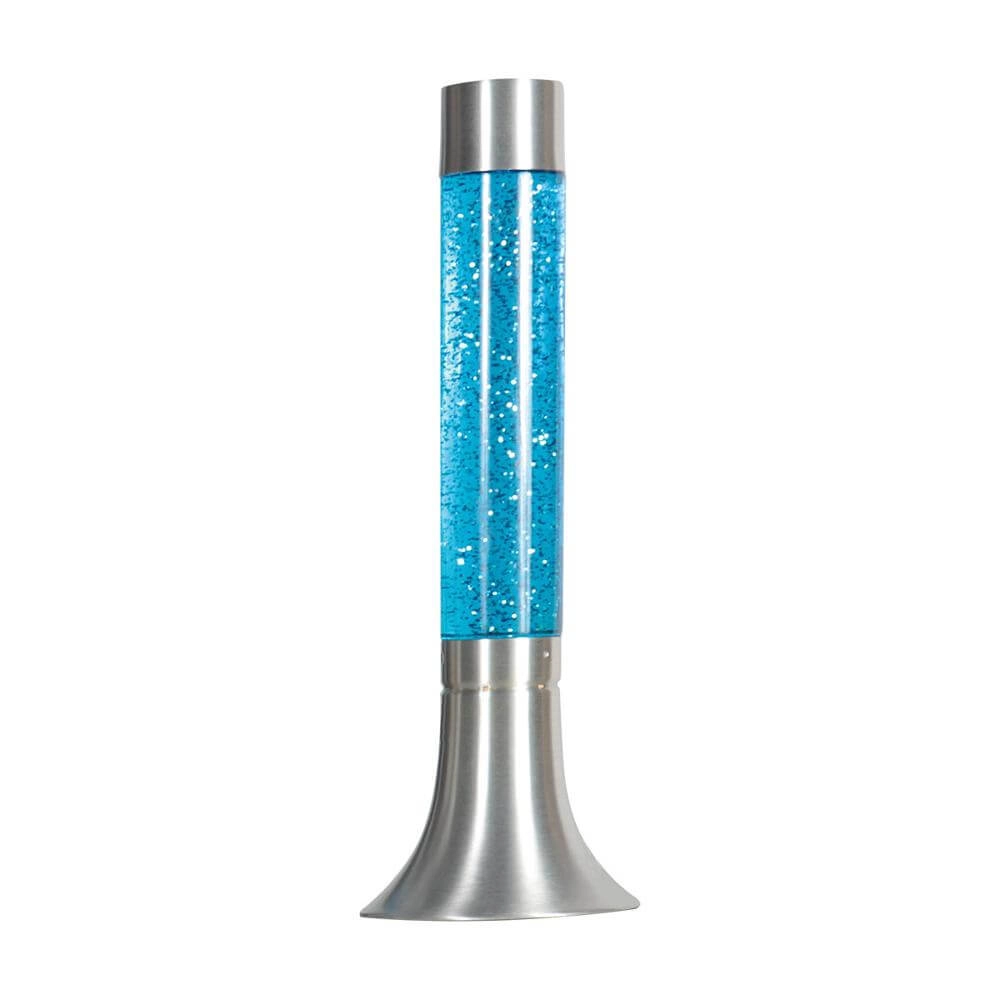 Lava lamp Volcan metal with blue