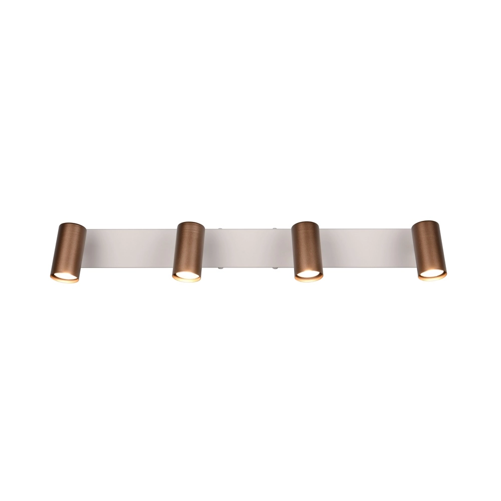 Surface-mounted spot Taryn 4-light mocha brown Trio 4017807685657