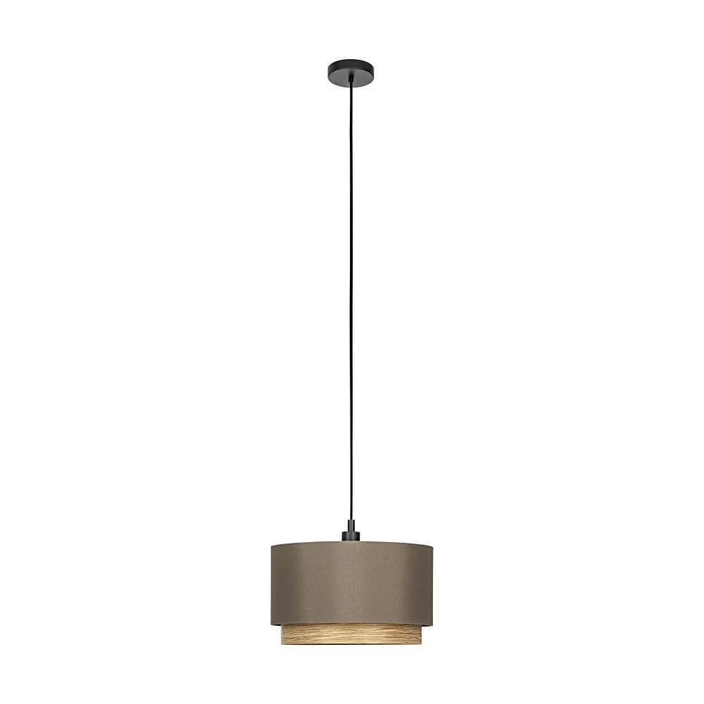 Hanging lamp Marchena cappucino with wood - Ø 48cm Stars of Light 9008606240067