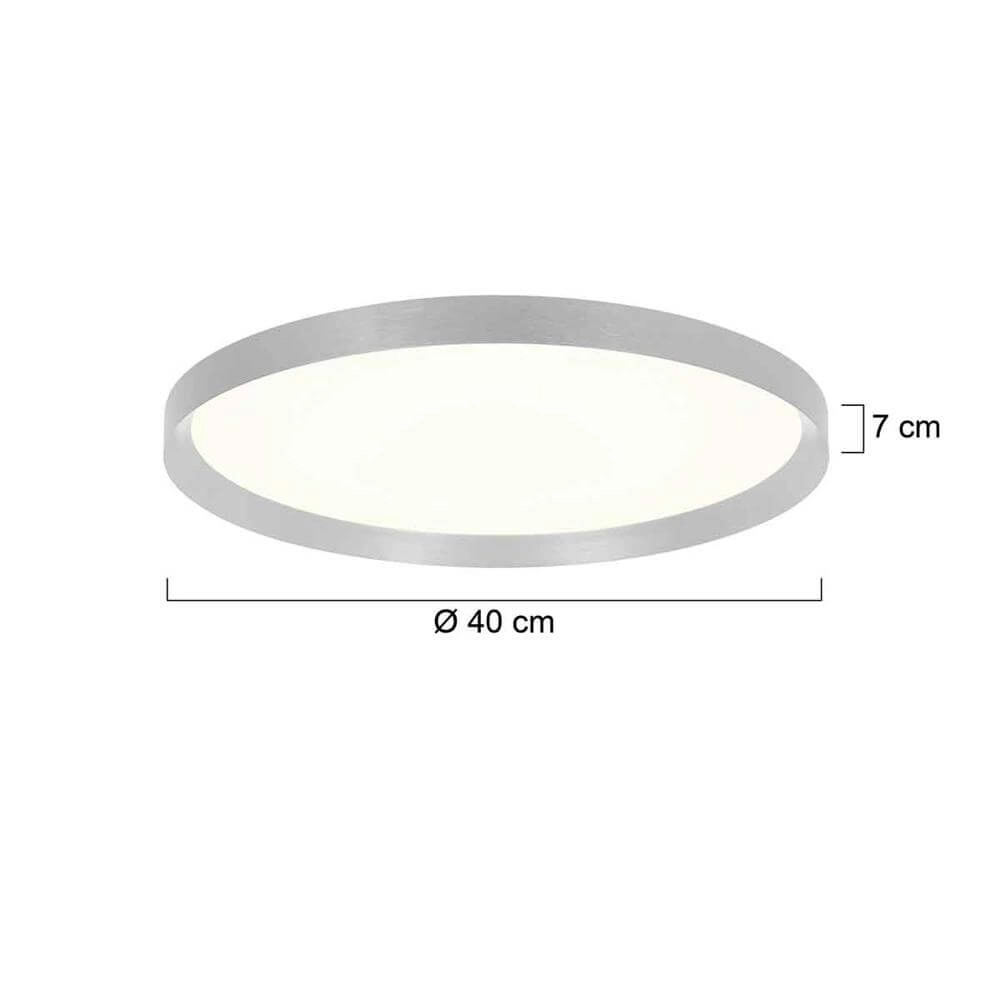 Sleek ceiling lamp Flady metal Ø 40cm Steinhauer 8712746176223