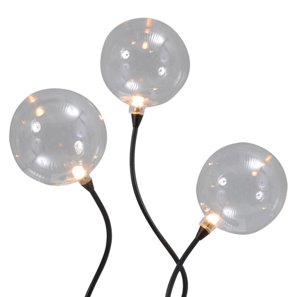 LED table lamp Gio 3-light black Masterlight 8718121182117