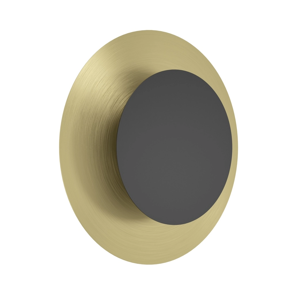 Wall lamp Tocina Ø 24cm - black with gold