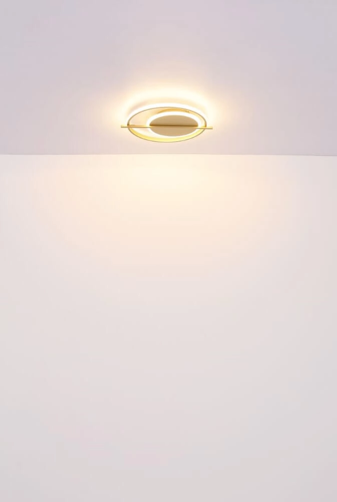 Golden ceiling lamp Reball round Globo 9007371438792