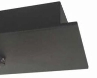 Black surface mounted spot Meist 2 lights Artdelight 8719831731824