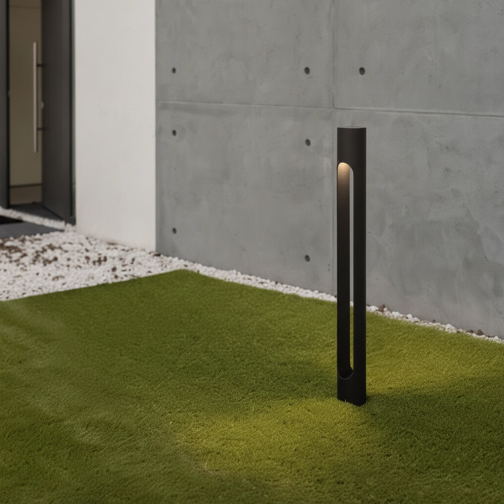 Sleek lamp Ellery black 80cm