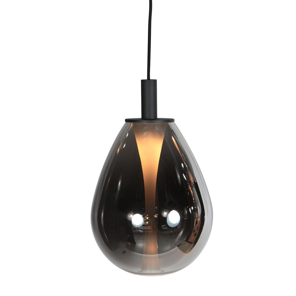 Pendant lamp Glimsy 1-light black Ø 14.5cm Steinhauer 8712746177985