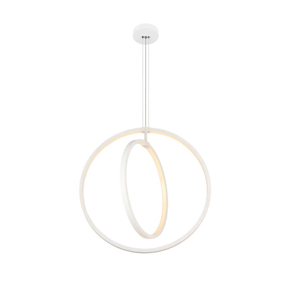 Office pendant lamp One Vertical LED - White