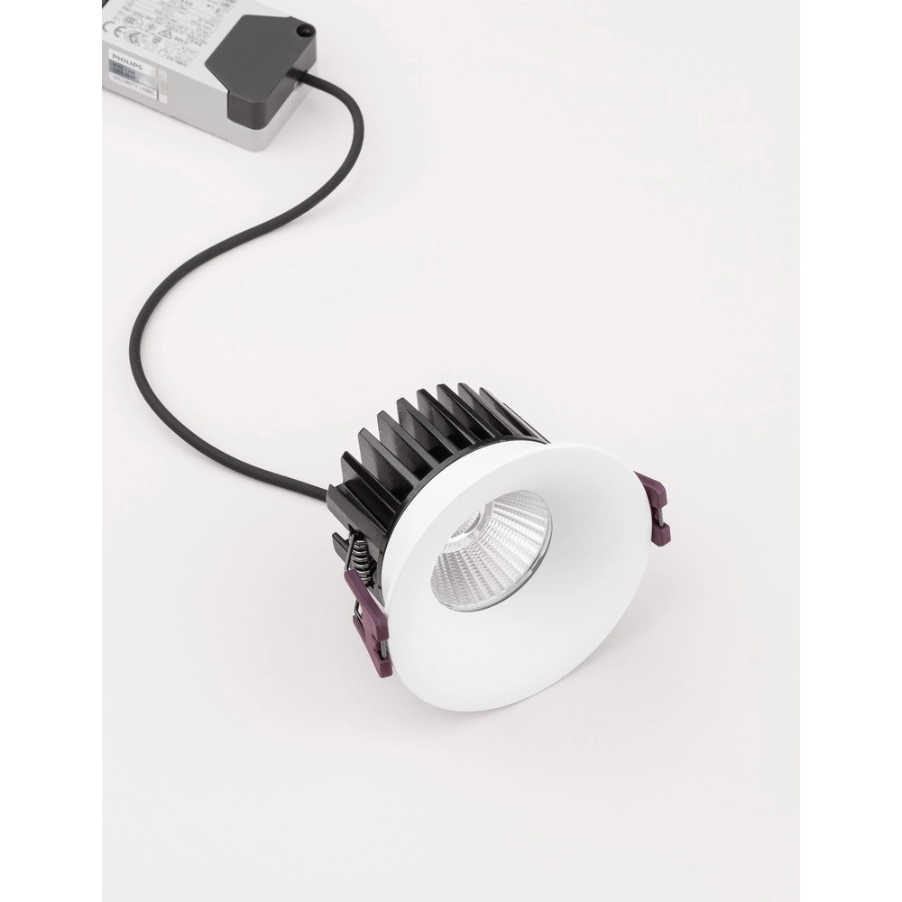 White recessed spotlight Blade Ø 8.5cm Lyora 5212017418586