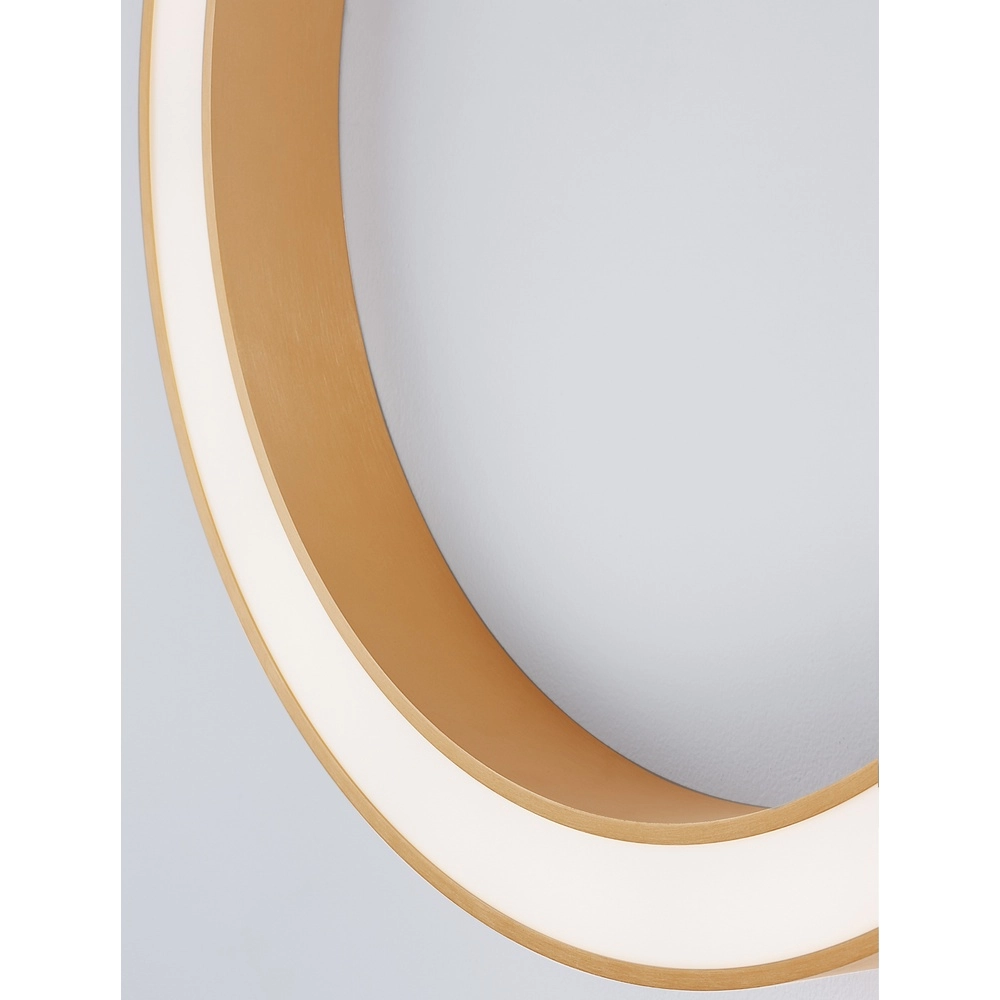 Ceiling lamp Morbido gold Ø 80cm Lyora 5212017438621